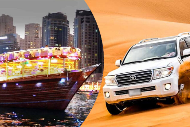 Yacht Cruise + Desert Safari Combo
